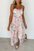 Floral Spaghetti Straps Wide Leg Jumpsuit